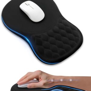 Ergonomic Mouse Pad with Memory Foam Wrist Rest
