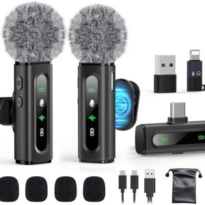 USB-C Wireless Mini Lavalier Microphone