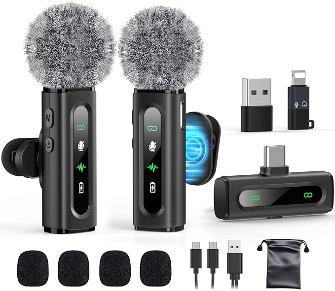 Why Every Creator Needs a USB-C Wireless Mini Lavalier Microphone